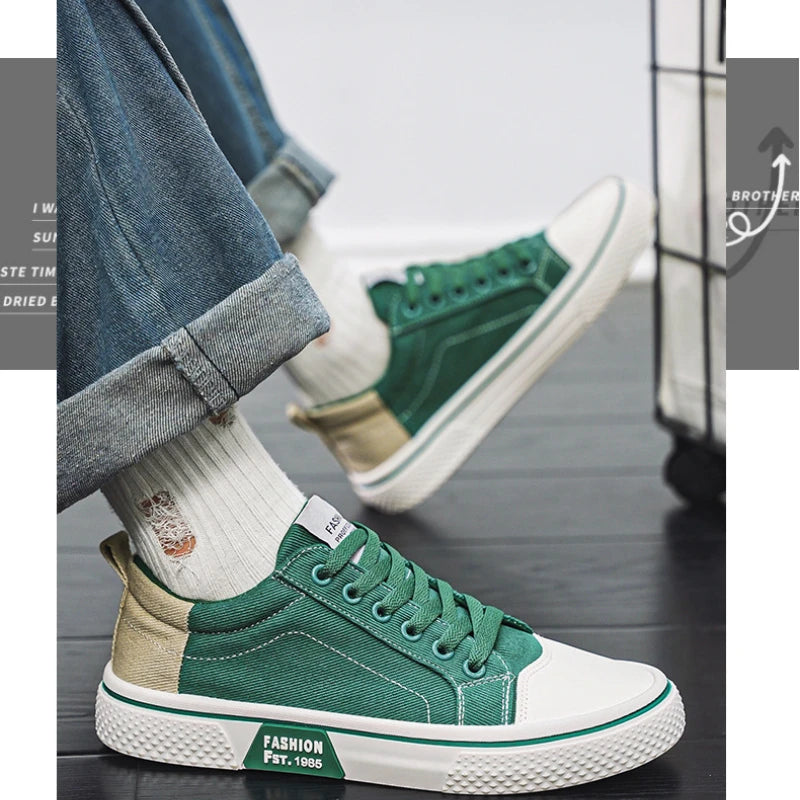 2025 Men's Breathable Canvas Skate Shoes ATHLEXES