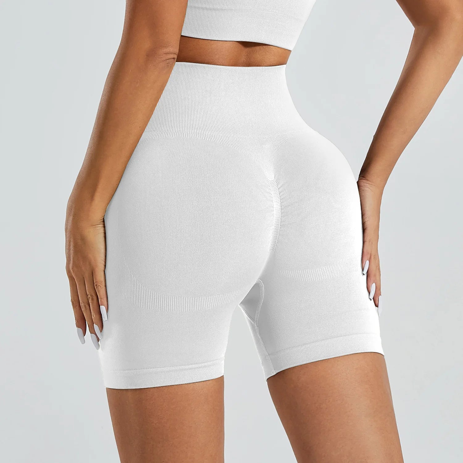 Summer Luxe High Waisted Yoga Shorts ATHLEXES
