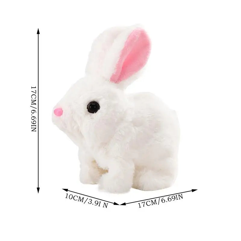 Interactive Plush Bunny Toy with Sound and Movement ATHLEXES