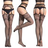 Seductive Fishnet Crotchless Pantyhose with Suspenders ATHLEXES