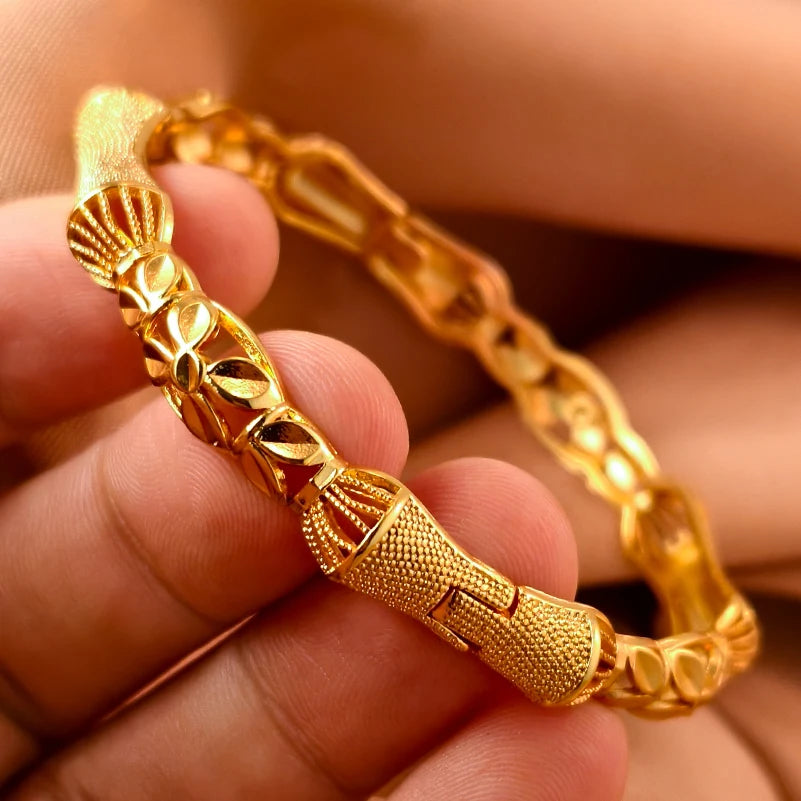 Dubai Turkish Gold Plated Bridal Bangles ATHLEXES