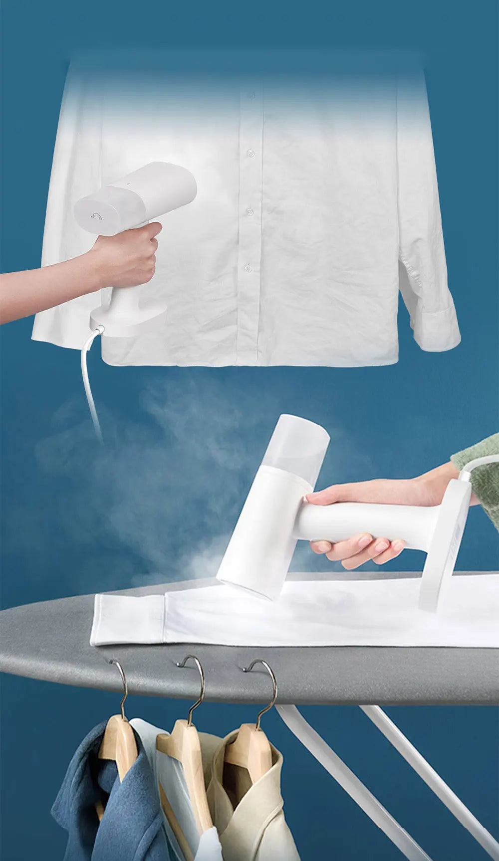 XIAOMI MIJIA Premium Handheld Garment Steamer for Quick Wrinkle Removal ATHLEXES