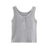 Chic Ribbed Button-Down Tank Top for Women ATHLEXES