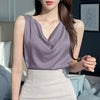 SilkCowl Elegant Satin Tank Top for Women ATHLEXES