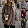 Chic Monochrome Hooded Sweater for Women ATHLEXES