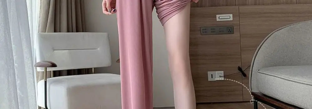 Chic Comfort Maternity Wide-Leg Trousers ATHLEXES
