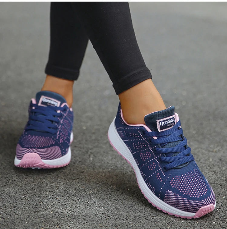 Stylish Breathable Women's Sneakers - 2025 Lace-Up Trainers ATHLEXES