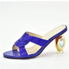 Italian Rhinestone Open Toe Party Pumps for Women ATHLEXES