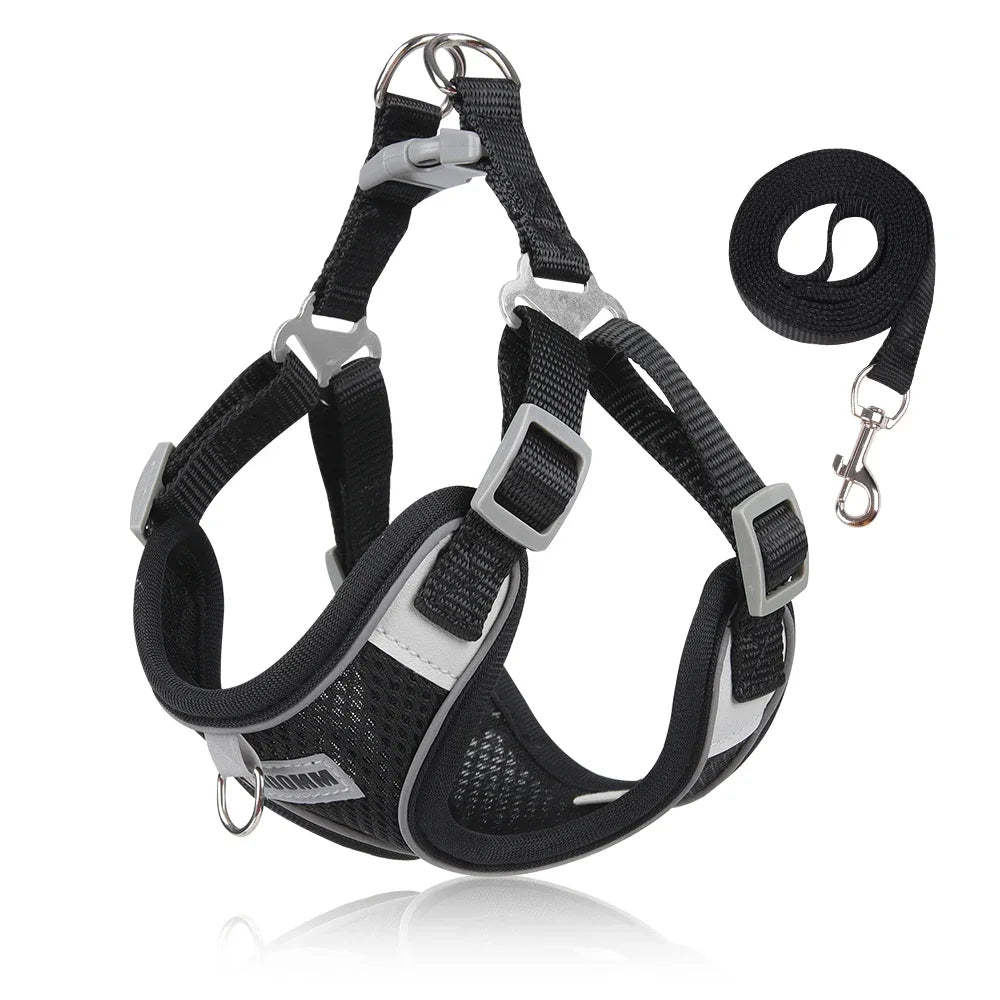 Reflective Dog Harness and Leash Set ATHLEXES