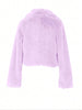 Velvet Luxe Faux Fur Cardigan Jacket ATHLEXES