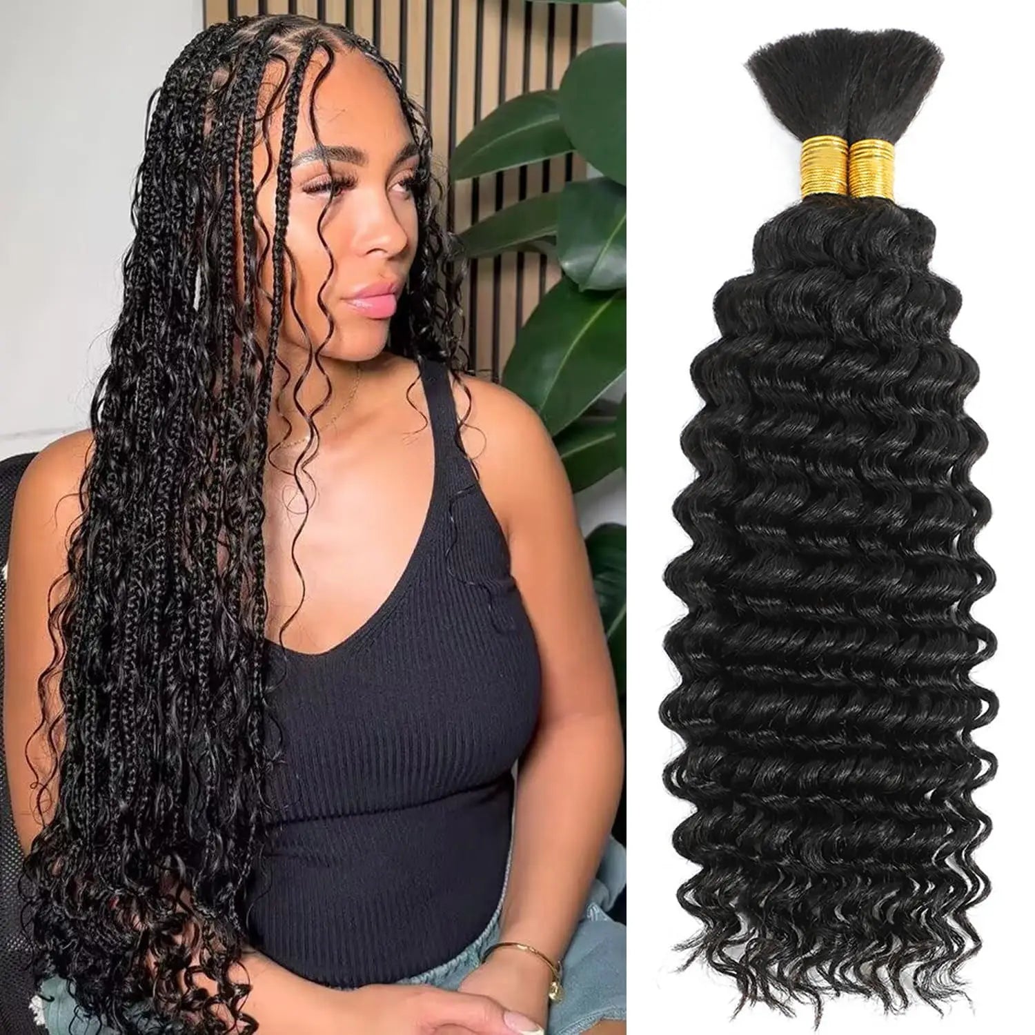 Boho Bliss Deep Wave Human Hair Bundles ATHLEXES