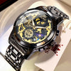 OLEVS Luxury Waterproof Gold Skeleton Watch ATHLEXES