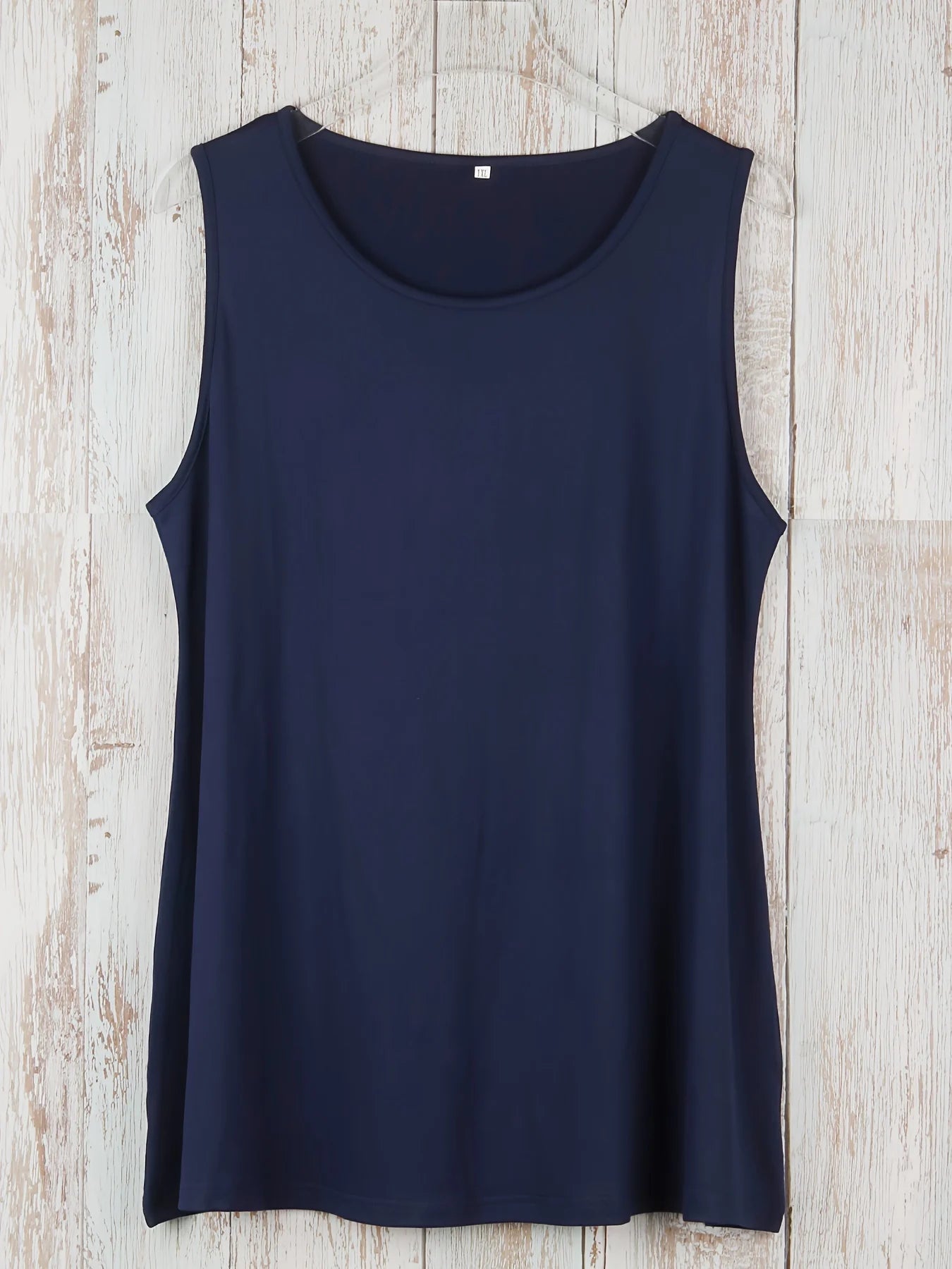 Plus Size Casual Crew Neck Sleeveless Tank Top ATHLEXES