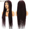 Goddess Twist Braided Lace Front Wig for Black Women ATHLEXES