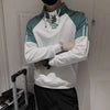 Stylish Stand Collar Letter Print Sweatshirt for Men ATHLEXES