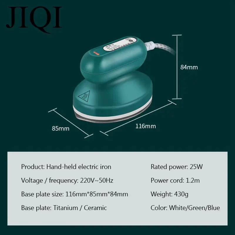 JIQI Travel Pro Handheld Iron with Ceramic Precision ATHLEXES