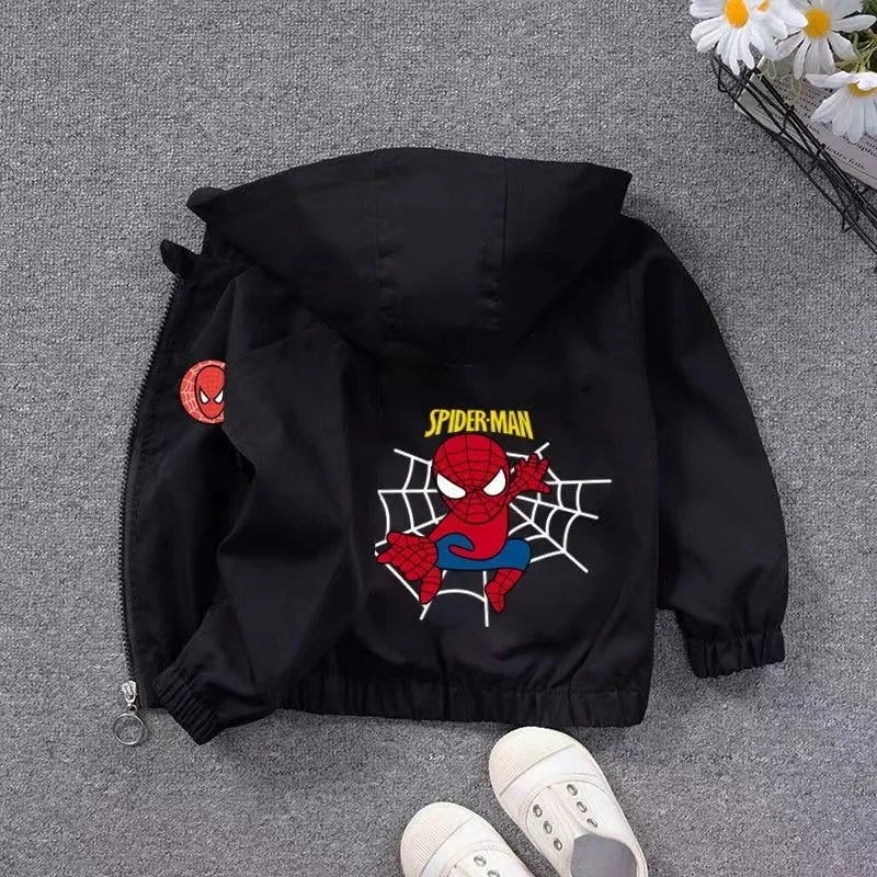 Spider-Man Boys Hooded Jacket for Kids ATHLEXES