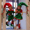Elf Couple Plush Dolls: Festive Tree Ornaments ATHLEXES