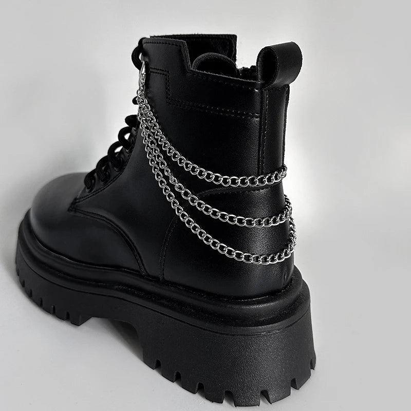 Elegant Pearl Chain Accessories for Martin Boots and Shoes ATHLEXES