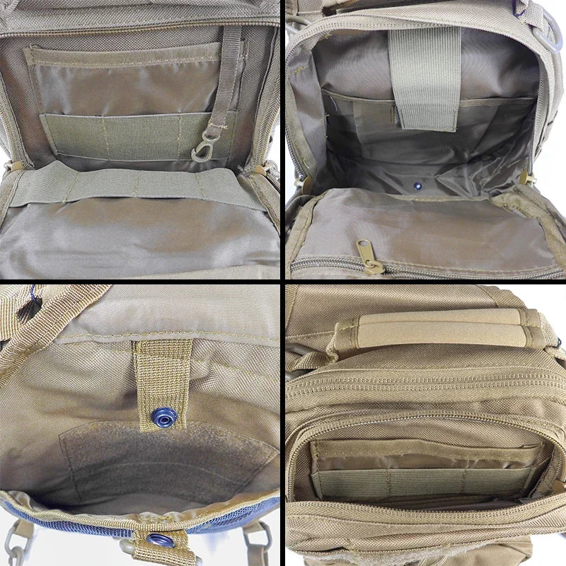Outdoor Shoulder Bag Rover Sling Pack Small Nylon Backpack ATHLEXES