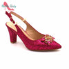 Royal Blue Elegance: Nigerian Pumps & Bag Set ATHLEXES