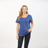 Maternity Comfort Tee for Nursing Moms ATHLEXES