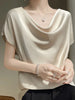 Chic Satin Silk Summer Blouse for Women ATHLEXES