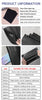 Customized Black Matte Zipper Bag for Small Business ATHLEXES