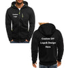 UrbanStyle Men's Hooded Zipper Jacket with Custom Logo ATHLEXES
