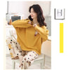 Cozy Cartoon Maternity Pajama Set for Moms ATHLEXES