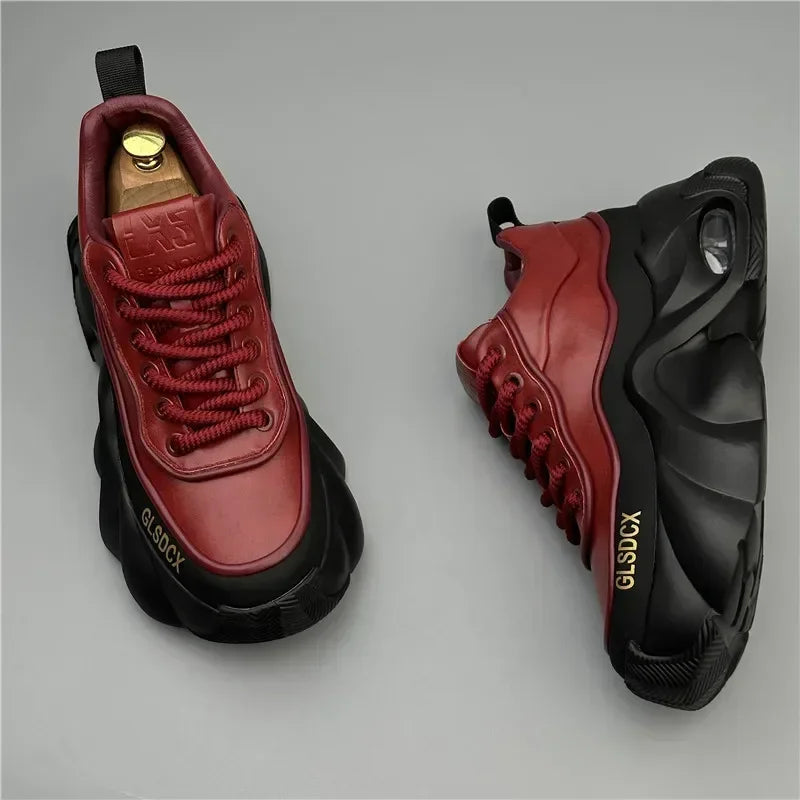 Designer Comfort Thick-Platform Menâ??s Sneakers ATHLEXES