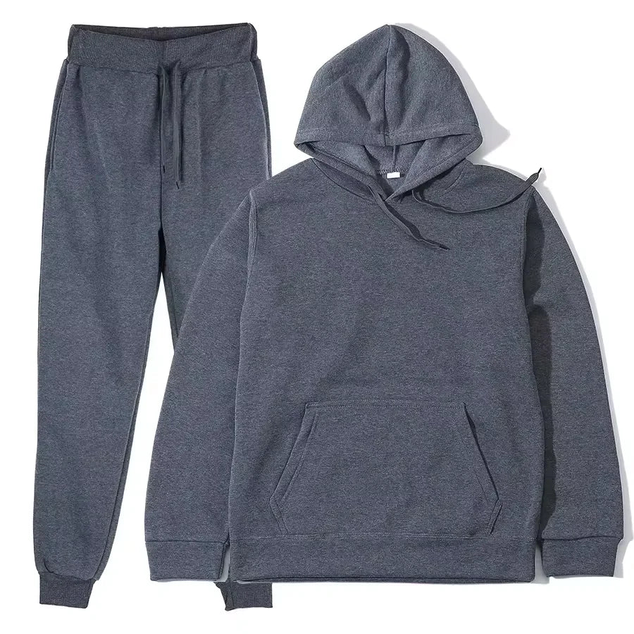 Velvet Warm Hoodie and Jogging Pants Set ATHLEXES