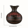 300ml Wooden Vase Colorful Light Cool Mist Air Humidifier ATHLEXES