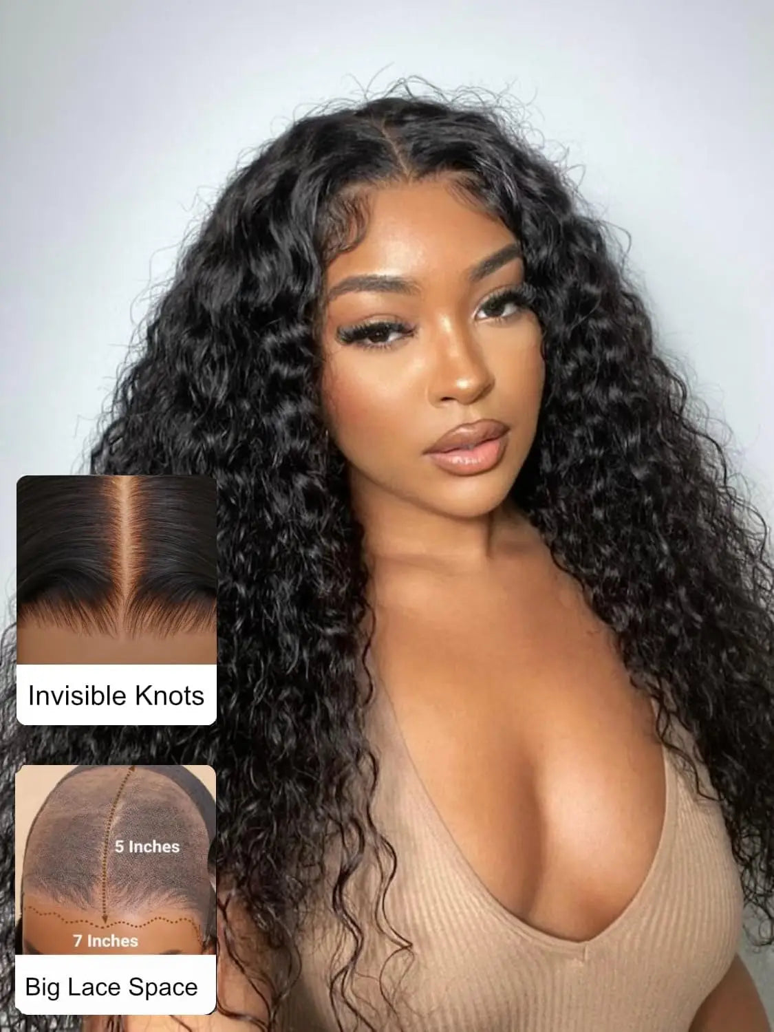 GlamWave Glueless Deep Wave Human Hair Wig ATHLEXES