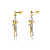 Seulement 14K Gold Embrace Pendant Couple Necklace ATHLEXES