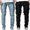 UrbanFlex Slim Fit Denim Cargo Pants ATHLEXES