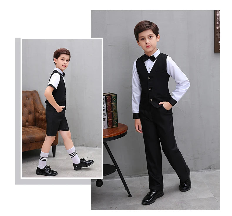Chic Boys Formal Vest Suit Set for Special Occasions ATHLEXES