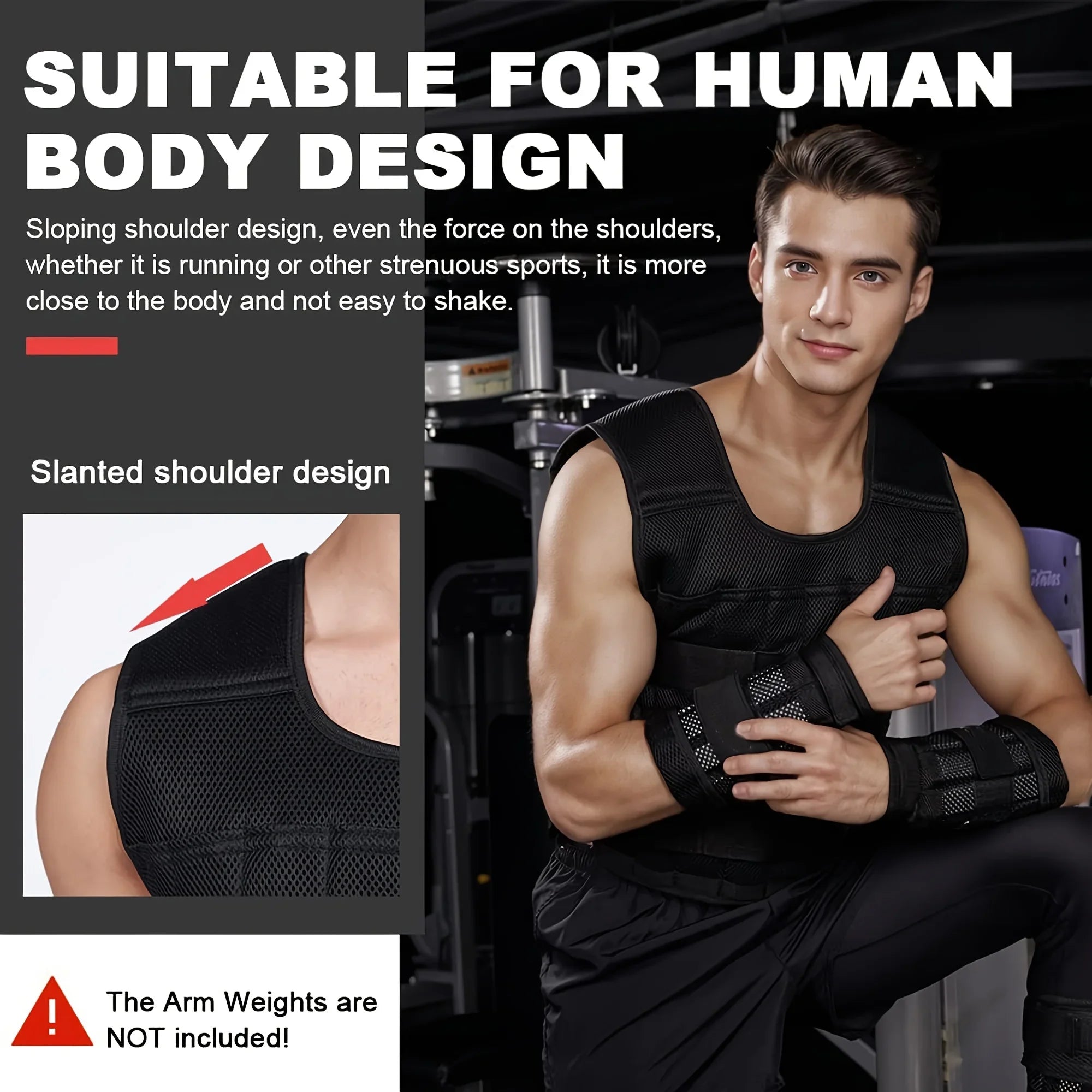 Ultimate Fit Adjustable Weight Vest and Weights ATHLEXES