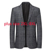 Plush Plaid Plus Size Blazers for Men ATHLEXES