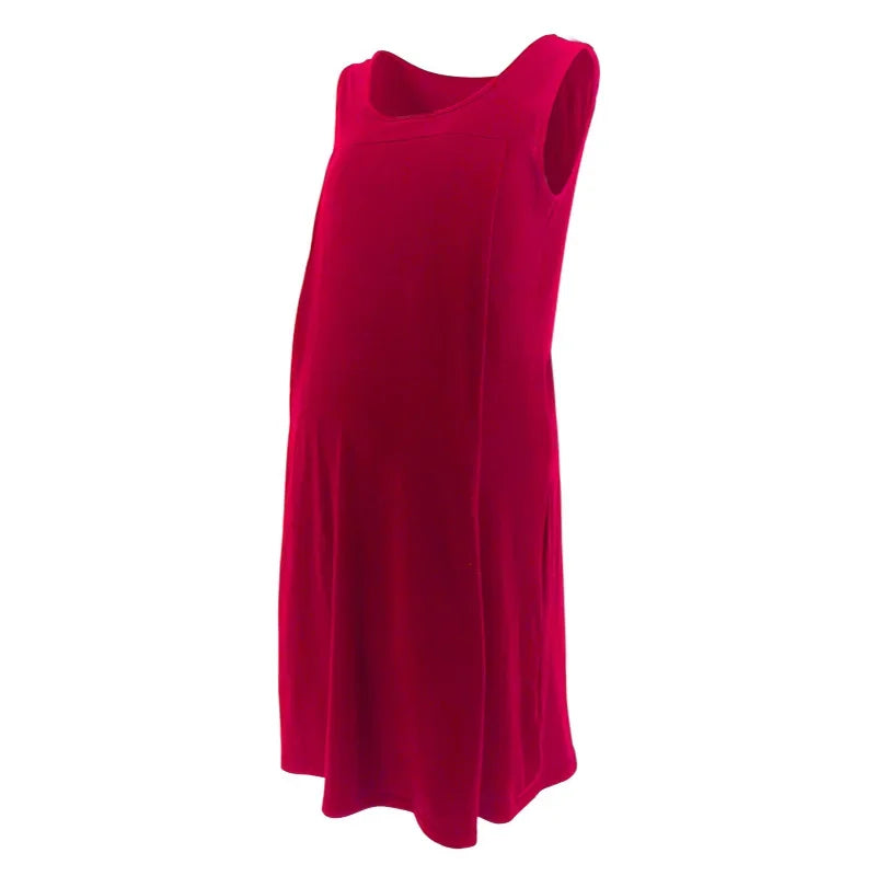 Elegant Maternity Nursing Gown for Comfortable Care ATHLEXES