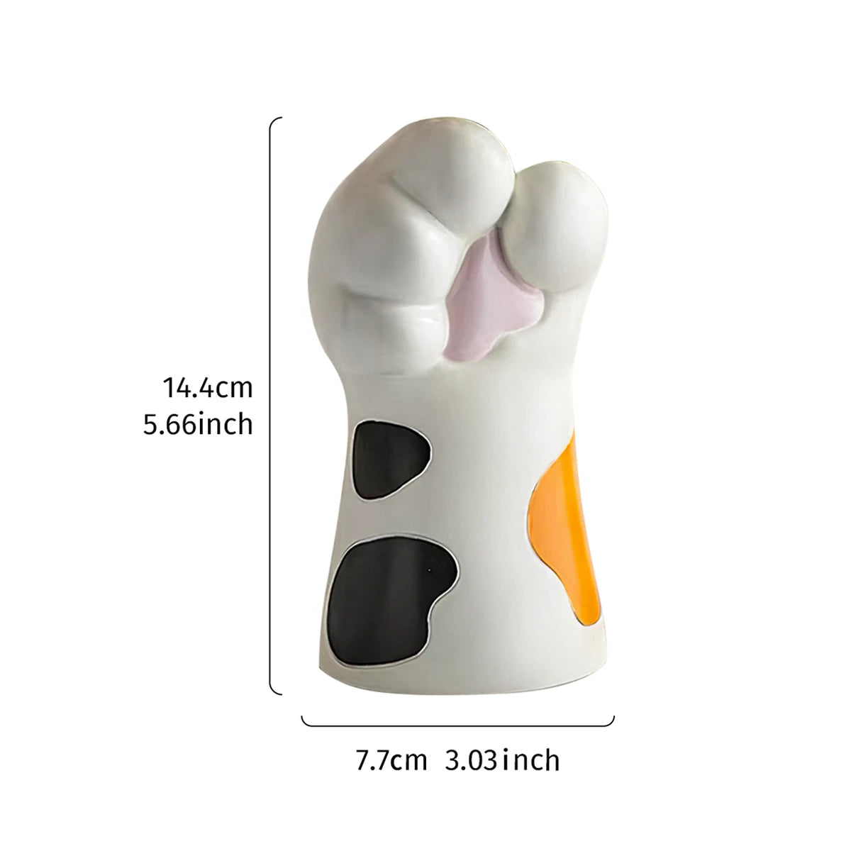 ClawShaped Resin Vase for Flowers and Storage ATHLEXES