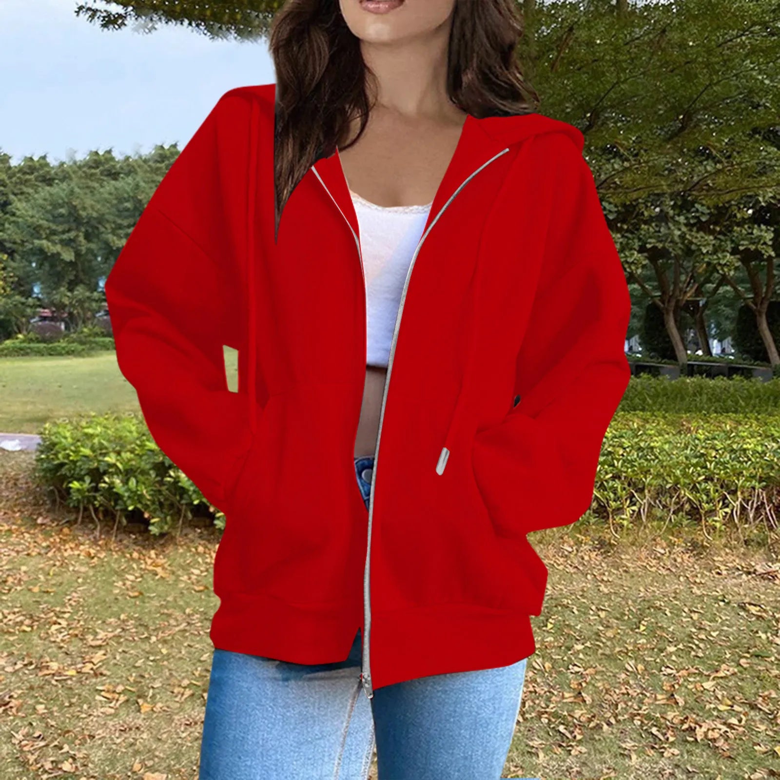Chic Comfort 2024 Zip-Up Warm Hooded Sweatshirt for Women ATHLEXES