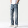 Retro Blue Wide Leg Denim Jeans for Men ATHLEXES