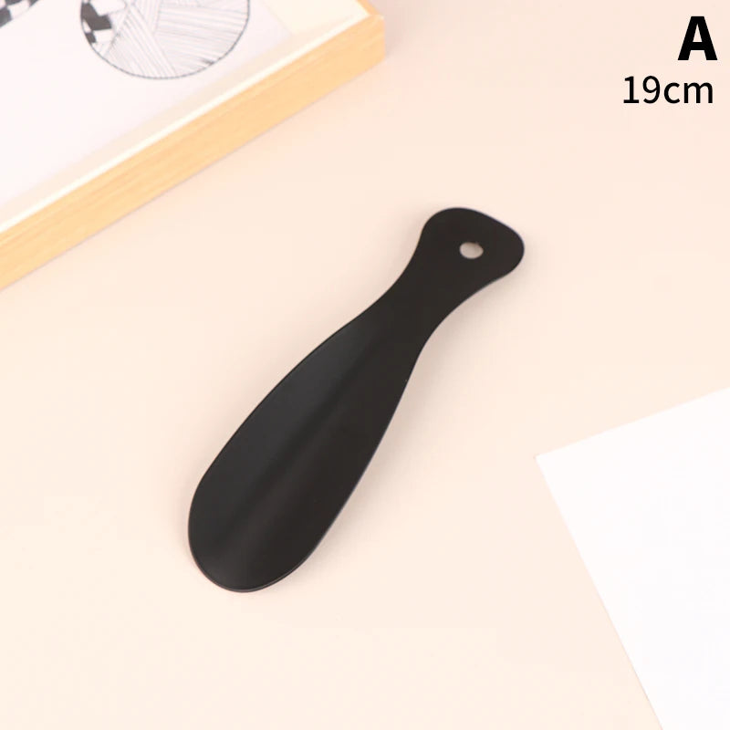 Elegant Stainless Steel Shoe Horn with Leather Cover ATHLEXES