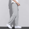 Men's Gray Khaki Wide Leg Leisure Trend Summer Pants ATHLEXES