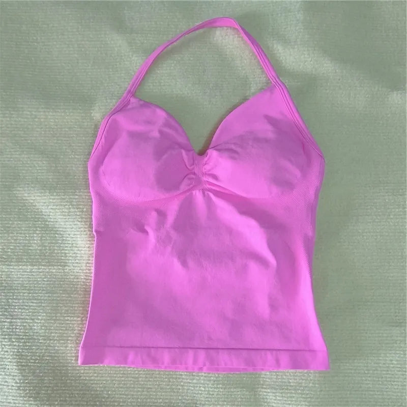 Seamless V Neck Fitness Tank Top for Women ATHLEXES