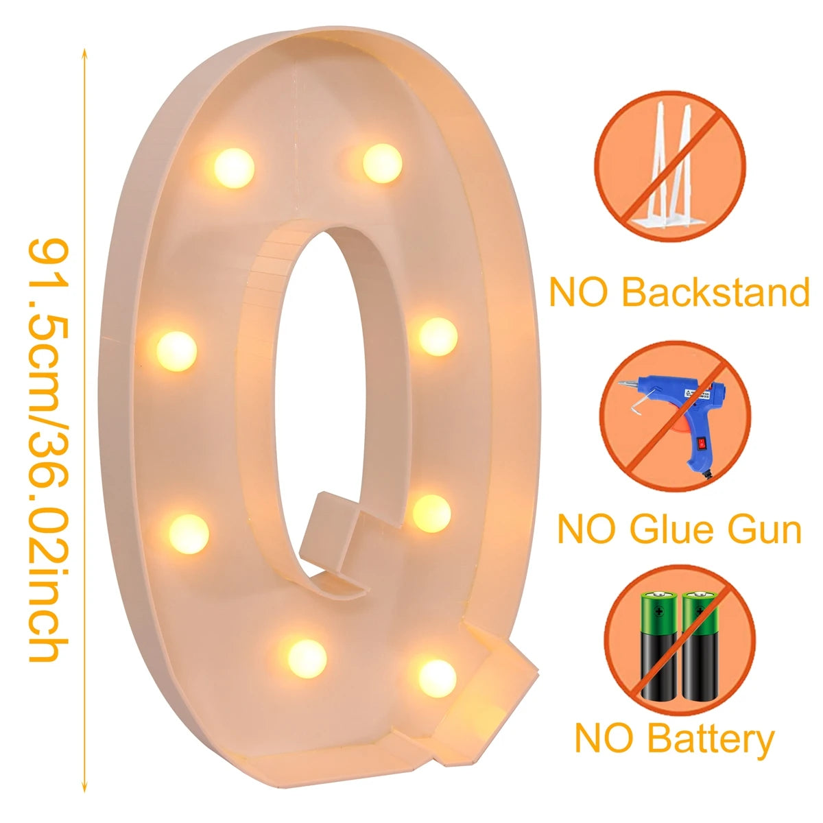 Giant LED Light Frame Box for Celebrations ATHLEXES