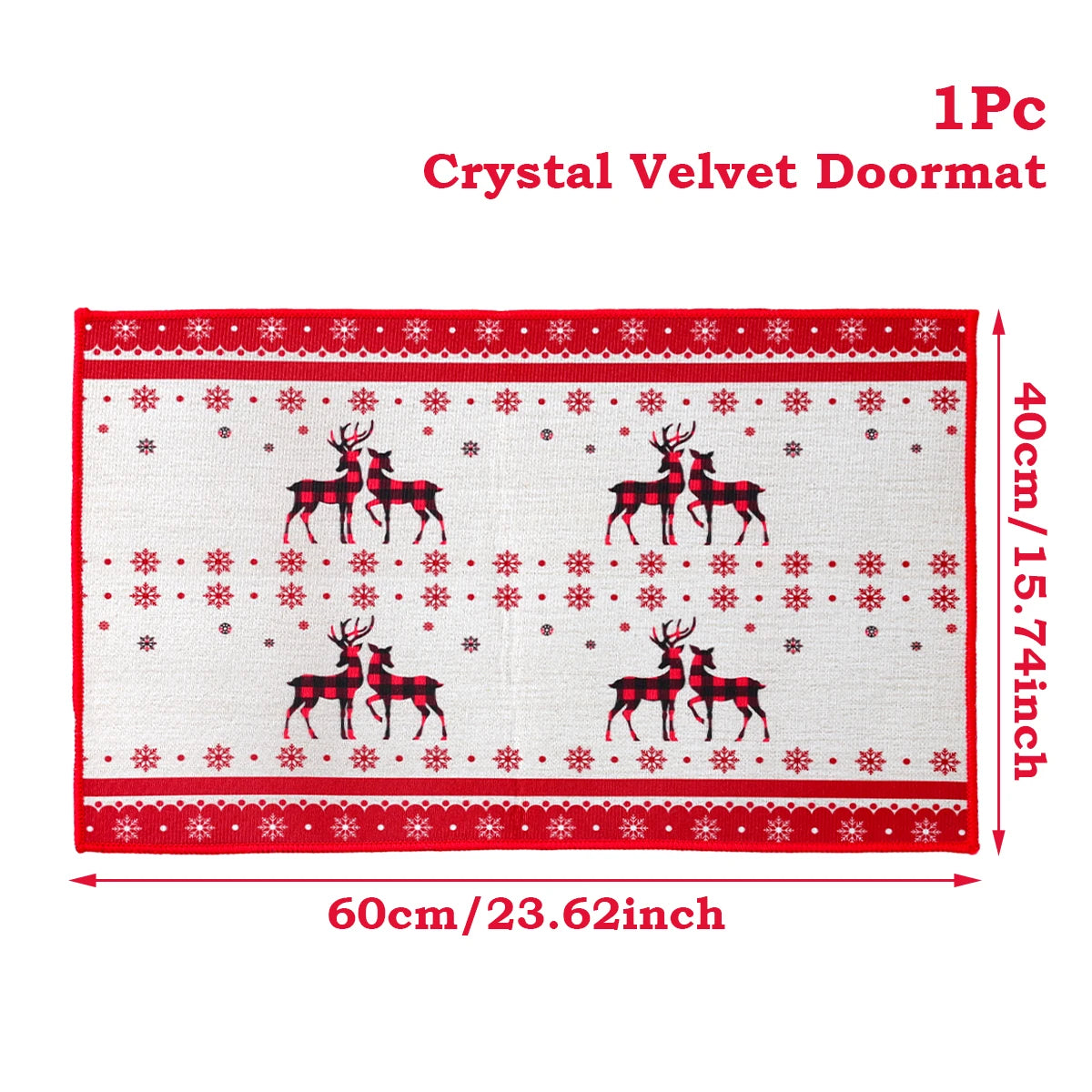 Santa Claus Holiday Outdoor Door Mat 2024 ATHLEXES