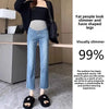 BumpStyle High Elasticity Maternity Fringe Jeans ATHLEXES