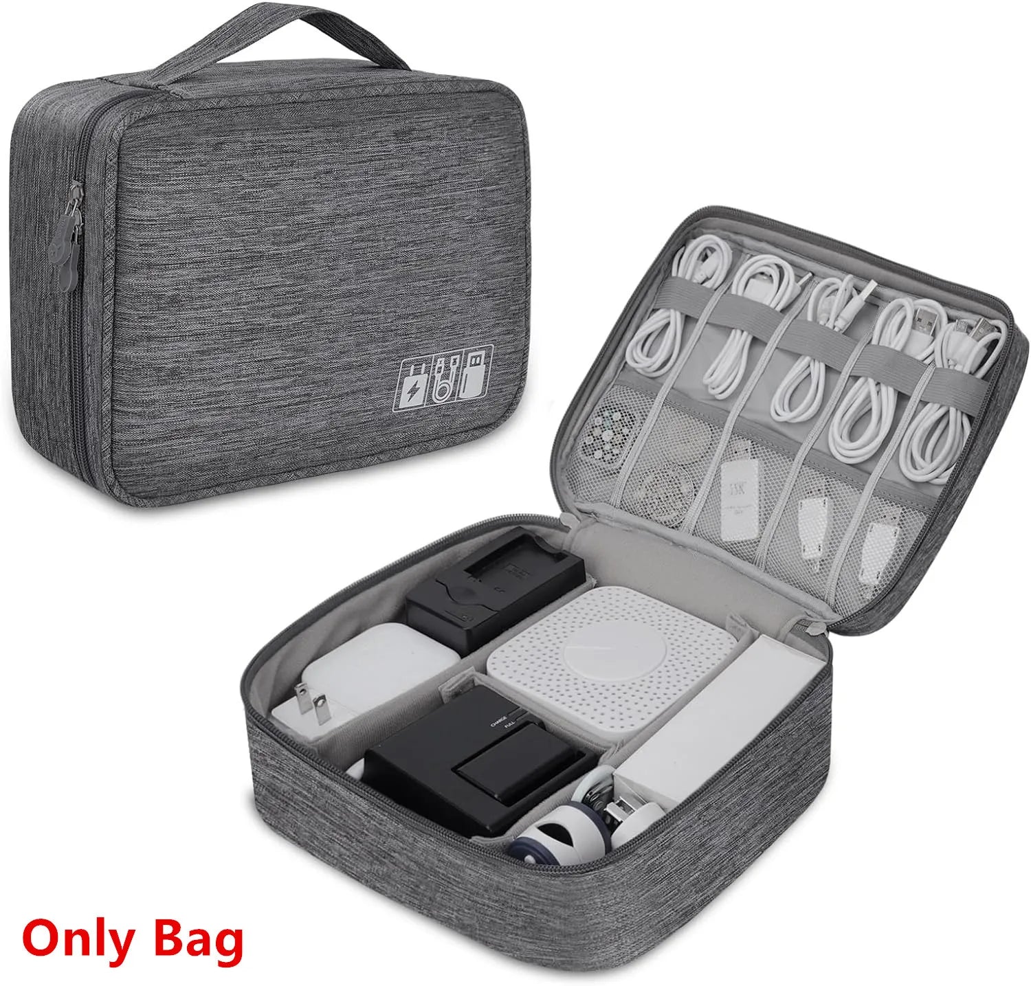 JBAILI Leather Waterproof Cable Organizer ATHLEXES